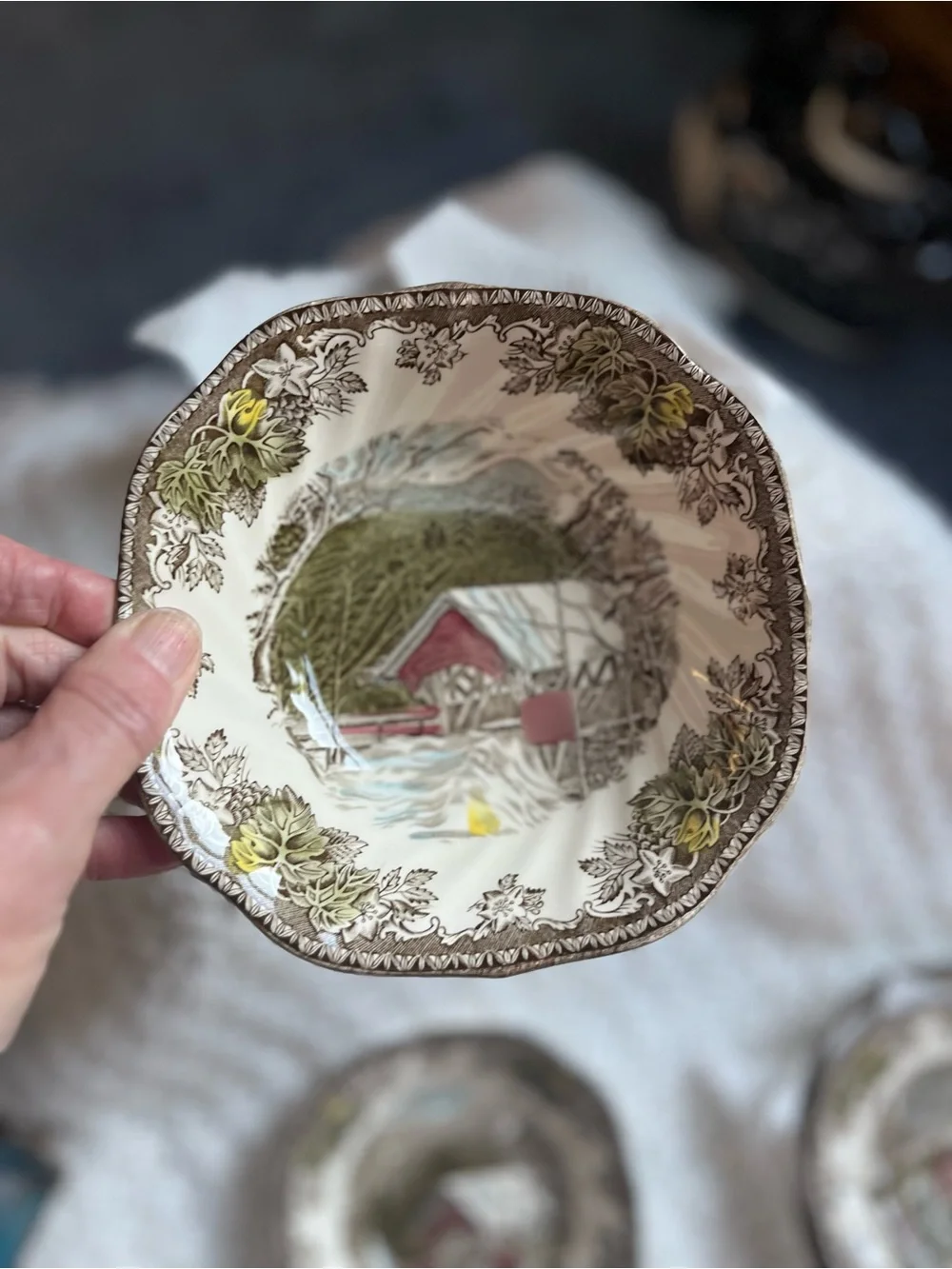 Johnson Brothers Friendly Village Sugar Maples Bread/ Dessert Plates (6x) 6